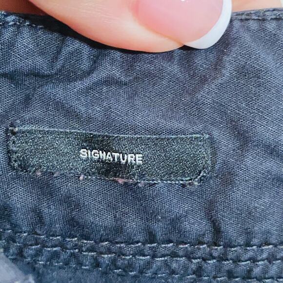 Talbots Pants Womens 14 Black Signature Stretch Cotton Office Casual Classic - Picture 4 of 7